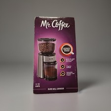 Moedor de café Mr. Coffee automático moedor de rebarba 18 moedores BVMC-BMH23-RB - Prata comprar usado  Enviando para Brazil
