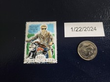 Selo Steve McQueen Triumph TR6 motocicleta 2014 Guine Bissau comprar usado  Enviando para Brazil