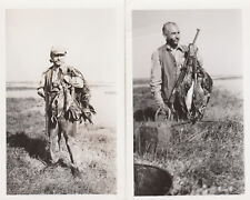 Lote de (2) fotografias dos anos 1930/40 de caçador com patos, fotos encontradas, usado comprar usado  Enviando para Brazil