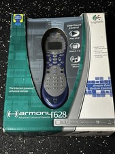 Novo Logitech Harmony 628 Controle Remoto Universal Alimentado por Internet Azul Vintage, usado comprar usado  Enviando para Brazil