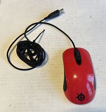 Mouse óptico SteelSeries Kinzu V2 mouse gamer vermelho PC, usado comprar usado  Enviando para Brazil