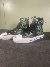 Sapato de skate Converse CTAS Pro High preto/verde Monster lona masculino 5/Wm 7 A04140C comprar usado Sapato de skate Converse CTAS Pro High preto/verde Monster lona masculino 5/Wm 7 A04140C comprar usado  Enviando para Brazil