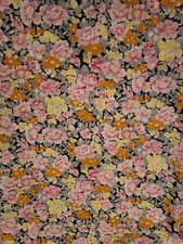 tecido rosa poliéster rosas material costura lindo tecido floral leve comprar usado  Enviando para Brazil