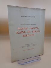 Edouard Krakowski: Plotin, Pascal, Maine De Biran, Bergson na sprzedaż  Wysyłka do Poland