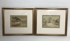 Vintage miniature watercolours for sale  BEXHILL-ON-SEA