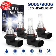 Usado, 9006 + 9005 Bombillas LED Focos Para Coche Faro de Luz Para Coche Blanco 10000K comprar usado  Enviando para Brazil