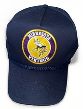 Minnesota Vikings Vintage Cobra A-FRAME Chapéu Snapback Logotipo Emblema Corda Viseira RARO comprar usado  Enviando para Brazil