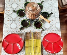 Kupfer fondue set gebraucht kaufen  Alzey-Umland