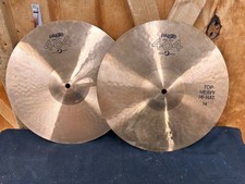 Paiste 404 Par 14" Top Heavy Hi-Hat & Heavy Hi-Hat Bottom Pratos comprar usado Paiste 404 Par 14" Top Heavy Hi-Hat & Heavy Hi-Hat Bottom Pratos comprar usado  Enviando para Brazil