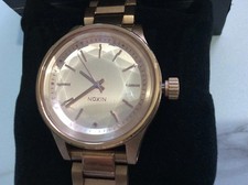 Relógio feminino pulseira de ouro rosa Nixon comprar usado  Enviando para Brazil