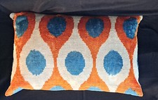 Orange turquoise pillow for sale  Los Angeles