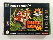 DONKEY KONG 64 NINTENDO 64 (N64) PAL-FAH (WITHOUT EXPANSION PAK - GOOD CONDITION comprar usado  Enviando para Brazil
