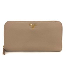 Carteira EGA PRADA Saffiano de couro com zíper ao redor longa bege/9BK0529 comprar usado Carteira EGA PRADA Saffiano de couro com zíper ao redor longa bege/9BK0529 comprar usado  Enviando para Brazil