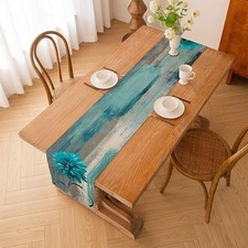 Table runner teal for sale  LONDON