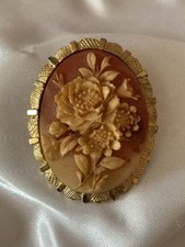 Vintage brosche kamee gebraucht kaufen  Hamburg