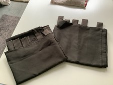 Graue schlaufenvorhänge breit gebraucht kaufen  Berlin