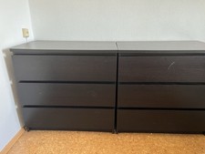 Malm kommode schwarzbraun gebraucht kaufen  Marktredwitz