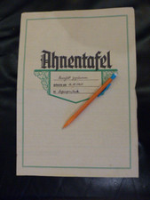 Alte ahnentafel stammbaum gebraucht kaufen  Großbettlingen