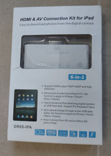 Kit de conexão HDMI e AV 6 em 1 para Apple iPad DR05-IPA suporte saída 720/1080p comprar usado  Enviando para Brazil