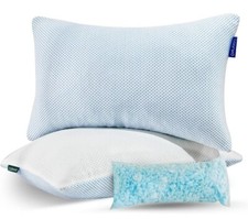 Travesseiros de cama de resfriamento para dormir - Pacote com 2 travesseiros de espuma com memória (tamanho King) comprar usado Travesseiros de cama de resfriamento para dormir - Pacote com 2 travesseiros de espuma com memória (tamanho King) comprar usado  Enviando para Brazil