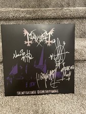 Mayhem autografado De Mysteriis Dom Sathanas LP VINIL X3 BLACK METAL RARO comprar usado  Enviando para Brazil