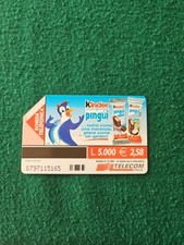 scheda telefonica kinder pingui usato scheda telefonica kinder pingui usato Napoli