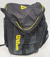 Mochila de vôlei de praia Wilson AVP preta/amarela grande capacidade estilo aba comprar usado  Enviando para Brazil