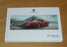 Folheto Porsche Boxster 981 capa dura 2015-2016 - 2.7 - 3.4 S - 3.4 GTS, usado comprar usado  Enviando para Brazil