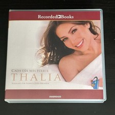 Thalia Cada Día Más Fuerte Audiolibro CD comprar usado  Enviando para Brazil