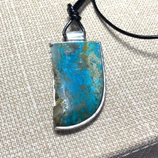 Large pendentif chrysocolle d'occasion  France