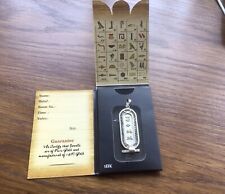Hieroglyphic cartouche silver for sale  SCARBOROUGH