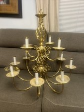 DESLUMBRANTE grande lustre de latão estilo flamengo/colonial Williamsburg 12 luzes, usado comprar usado DESLUMBRANTE grande lustre de latão estilo flamengo/colonial Williamsburg 12 luzes, usado comprar usado  Enviando para Brazil