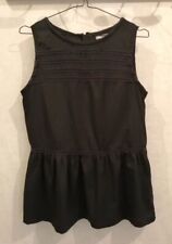 Blouse noire volants d'occasion  Bourg-de-Thizy