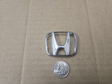 Honda OEM cromado 1 7/8" volante buzina almofada botão emblema logotipo nome comprar usado  Enviando para Brazil