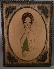 Vintage needlepoint framed for sale  San Bernardino