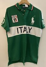 Camisa De Colección Polo Ralph Lauren Italia Rugby Chief Keef Y2K Verde Ajuste Personalizado L Como Nueva segunda mano  Embacar hacia Argentina