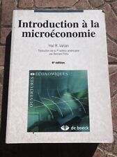 Introduction microéconomie ha d'occasion  Cagnes-sur-Mer