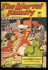 Marvel Family #21 Muito Bom+ 4,5 Shazam! Capitã Marvel Jr. Ms. Marvel! Fawcett 1948 comprar usado  Enviando para Brazil