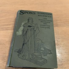 Spons workshop receipts for sale  PEVENSEY