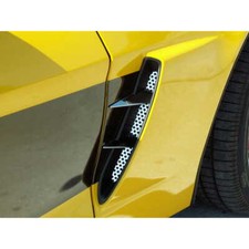 Grades de ventilação frontais perfuradas com lanças de ventilação polidas para 05-13 Corvette Z06 comprar usado  Enviando para Brazil