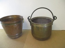 Vintage deko messingkessel gebraucht kaufen  Herten