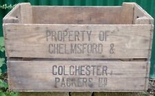 Vintage wooden packing for sale  MALMESBURY
