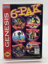 Pacote com 6 (Sega Genesis, 1995) na caixa com manual e caixa testada e funcionando comprar usado Pacote com 6 (Sega Genesis, 1995) na caixa com manual e caixa testada e funcionando comprar usado  Enviando para Brazil