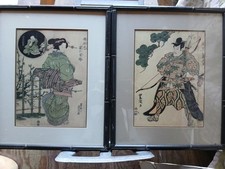 Two japanese woodblock for sale  Hazel Green