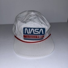 Nasa white snapback for sale  Saint Paul