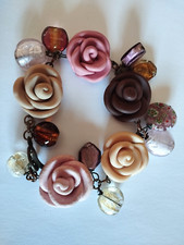 Bracelet artisanal fleurs d'occasion  Lavelanet