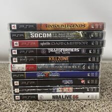 Lote de 10 juegos PSP en caja probados la mayoría en caja original algunos precintados segunda mano  Embacar hacia Argentina