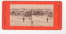 Dispositivo de cano Tightrope Walk Rio Niágara - Contrapeso? Visão estéreo c1860s comprar usado  Enviando para Brazil