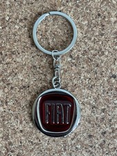 Metal fiat keyring for sale  UK