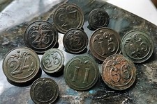 Lot boutons militaires d'occasion  Langeais